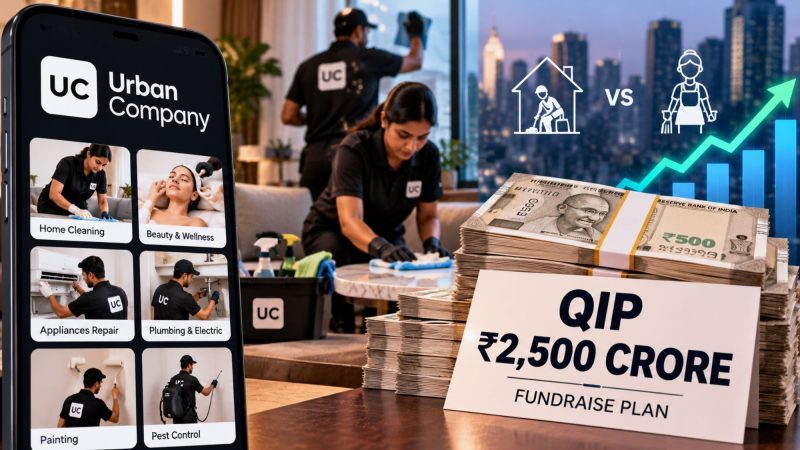 Urban Company Eyes ₹2,500 Crore QIP as InstaHelp Competition Intensifies