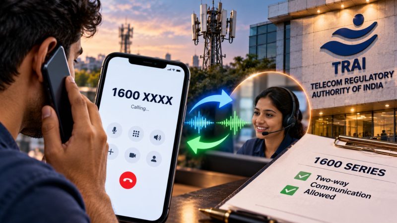 TRAI Allows Two-Way Communication on 1600 Series for Banks and Financial Firms