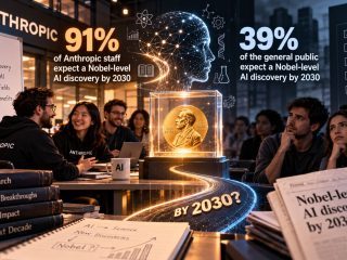 Anthropic Survey: 91% of Staff Expect Nobel-Level AI Discovery by 2030, Versus 39% of Public
