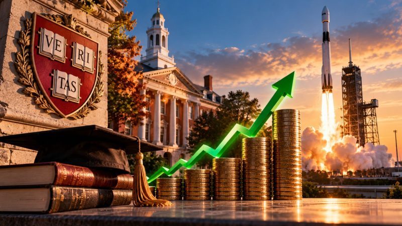 Harvard Endowment Hits $68 Billion After 27.1% Return, Led by SpaceX
