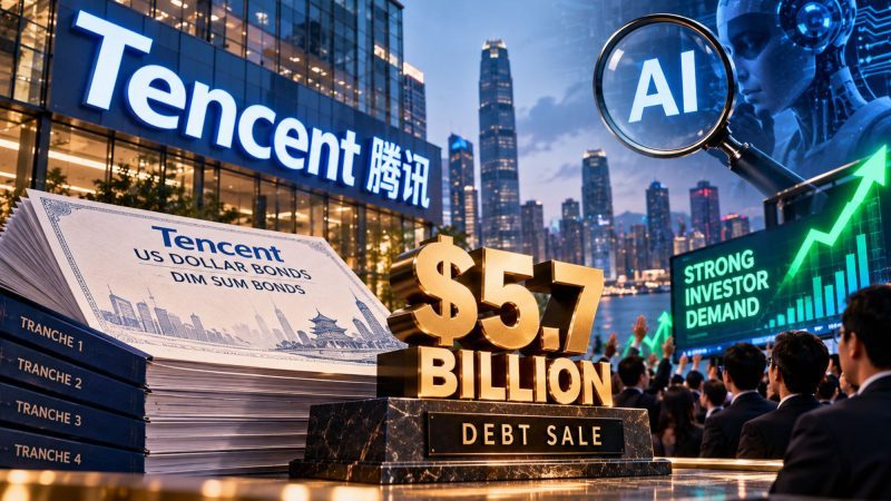 Tencent Raises $5.7 Billion in Bonds Amid AI Spending Scrutiny