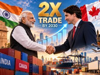 India and Canada Aim to Double Trade to $70 Billion by 2030