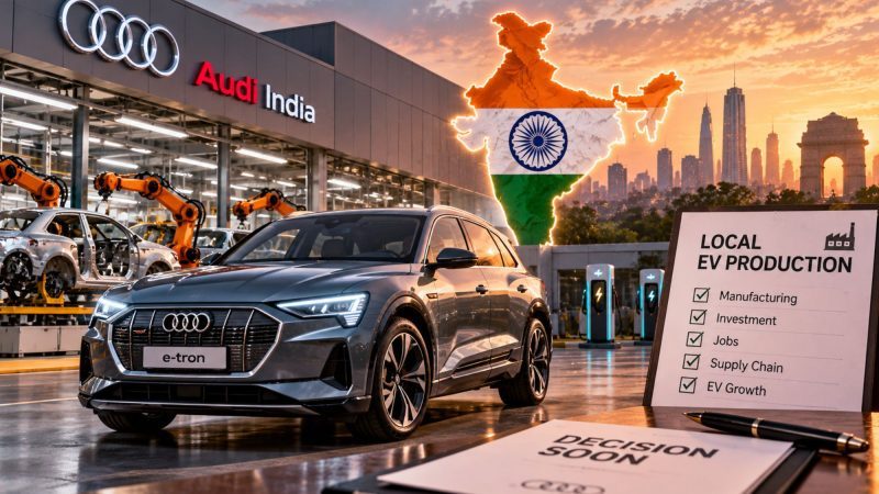 Audi India Considers Local Electric Car Production,
