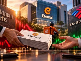 Goldman Sachs Sells ₹169 Crore of Eternal Shares to BofA Securities