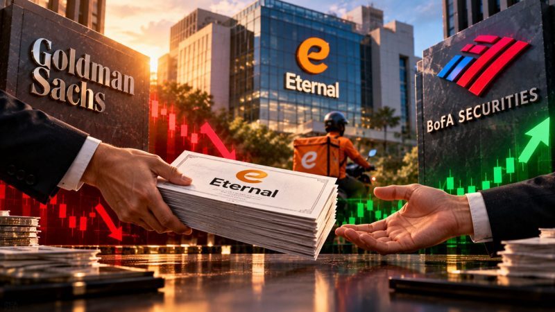 Goldman Sachs Sells ₹169 Crore of Eternal Shares to BofA Securities