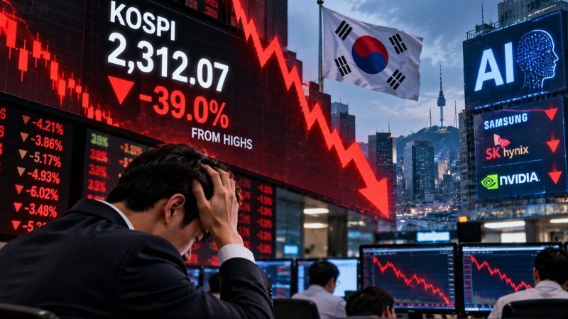 South Korea’s KOSPI Falls Over 40% From Peak as AI Sell-Off Deepens