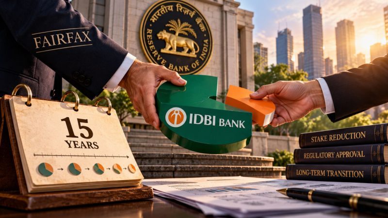 RBI Gives Fairfax 15 Years to Cut IDBI Bank Stake to 26%
