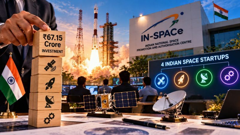 IN-SPACe to Invest ₹67.15 Crore in Four Indian Space Startups to Build Indigenous Space Technologies