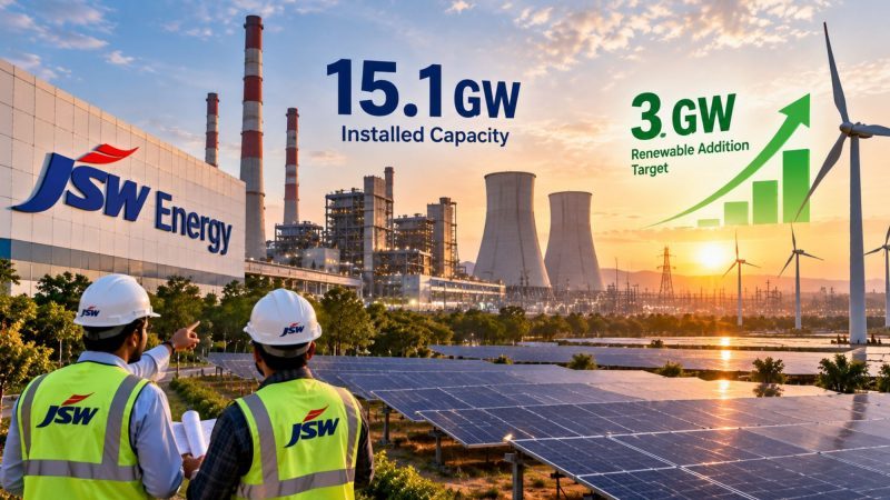 JSW Energy Installed Capacity Reaches 15.1 GW as Renewables Hit 61%