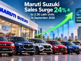 Maruti Suzuki Sales Surge 24% to 2.36 Lakh Units in September 2026