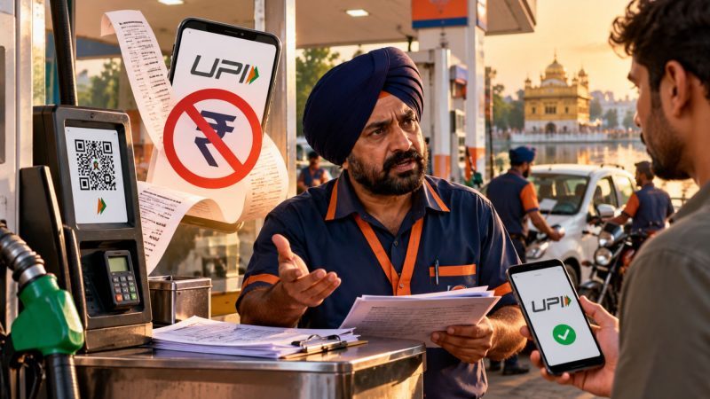 Punjab Petrol Dealers Seek Permanent Exemption From UPI Payment Charges
