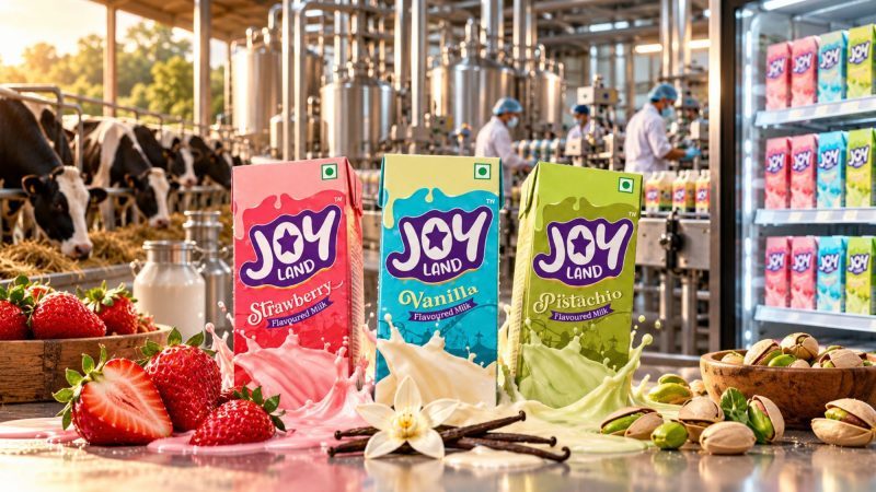Reliance Enters Ready-to-Drink Dairy Market With Joyland Flavoured Milk at ₹20