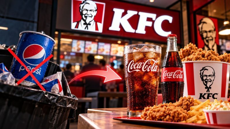 KFC Switches From Pepsi to Coca-Cola in the US, Ending Nearly 40-Year Partnership