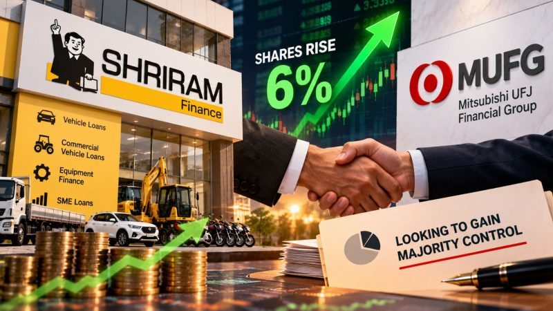 MUFG Eyes Majority Control of Shriram Finance in Potential $10 Billion-Plus Deal