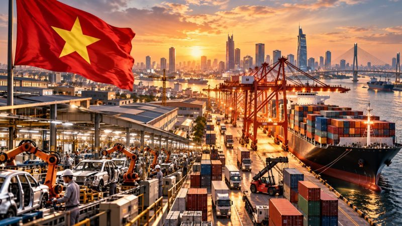 Vietnam Economy Grows 9.95% in Q3 as Exports & FDI Surge
