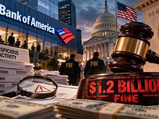 Bank of America Fined $1.21 Billion Over Money-Laundering Control Failures