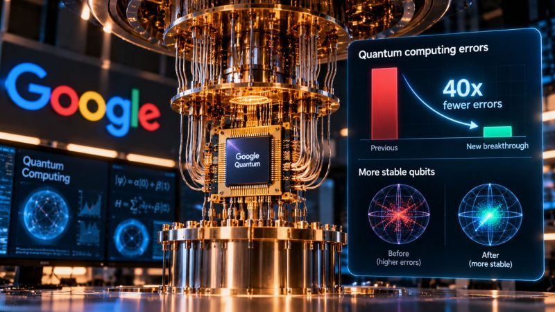 Google Cuts Quantum Computing Errors 40-Fold in Willow Breakthrough