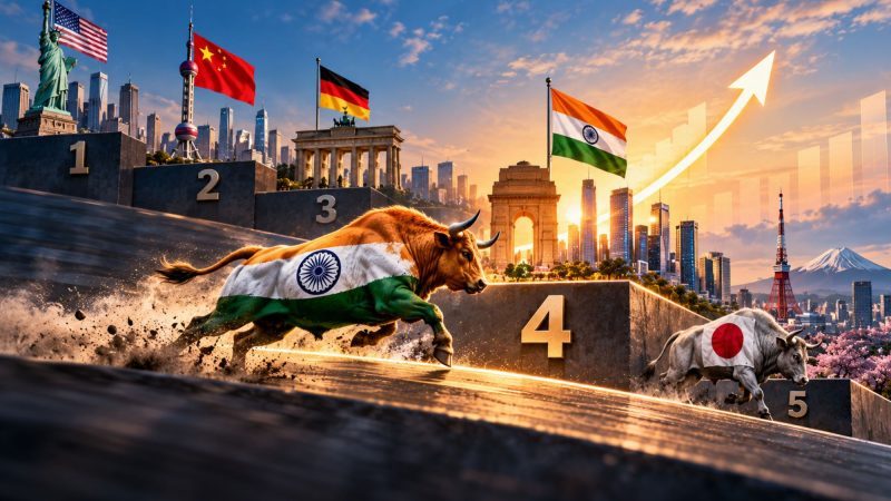 India Projected to Overtake Japan as the World’s Fourth-Largest Economy in 2027