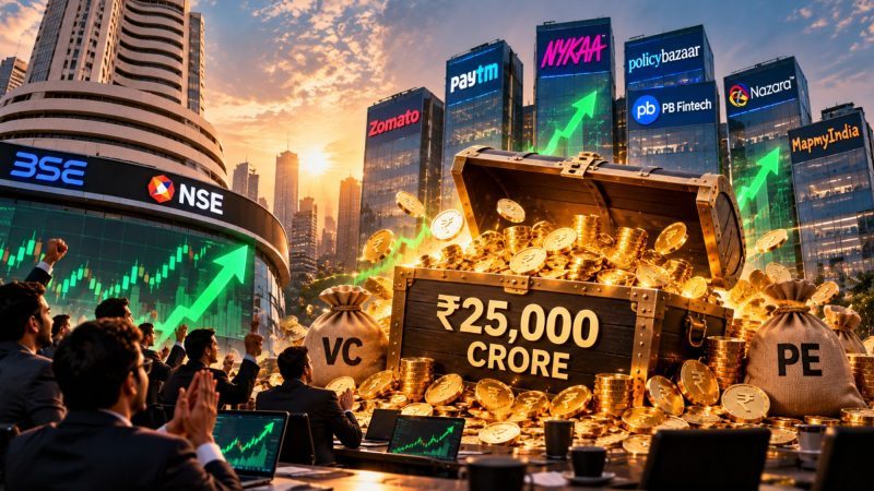 Listed Startups Unlock ₹25,000 Cr for VC, PE Investors in Q2