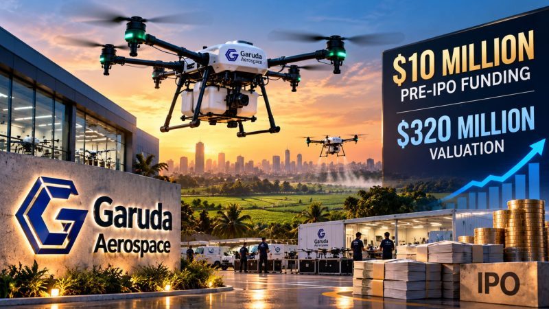Garuda Aerospace $10M Pre-IPO Round Reported