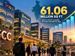 India Sets 61.06 Million Sq Ft Office Leasing Record in 2026 as GCC Demand Surges