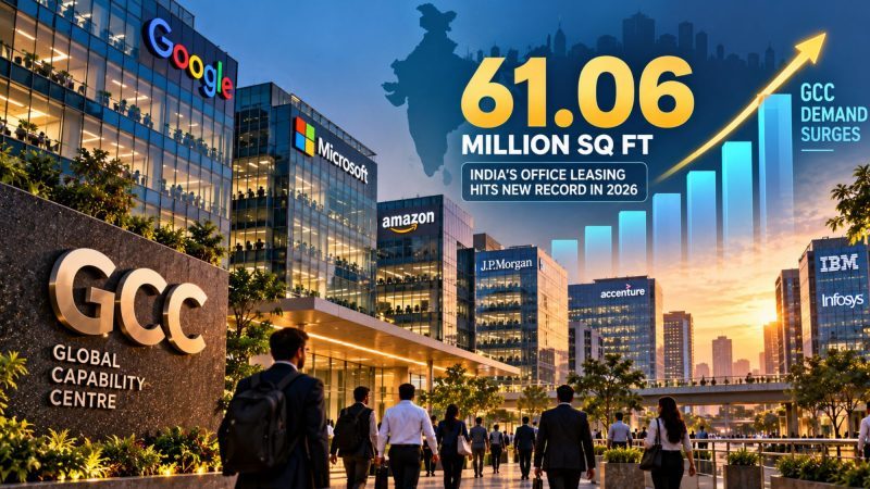 India Sets 61.06 Million Sq Ft Office Leasing Record in 2026 as GCC Demand Surges
