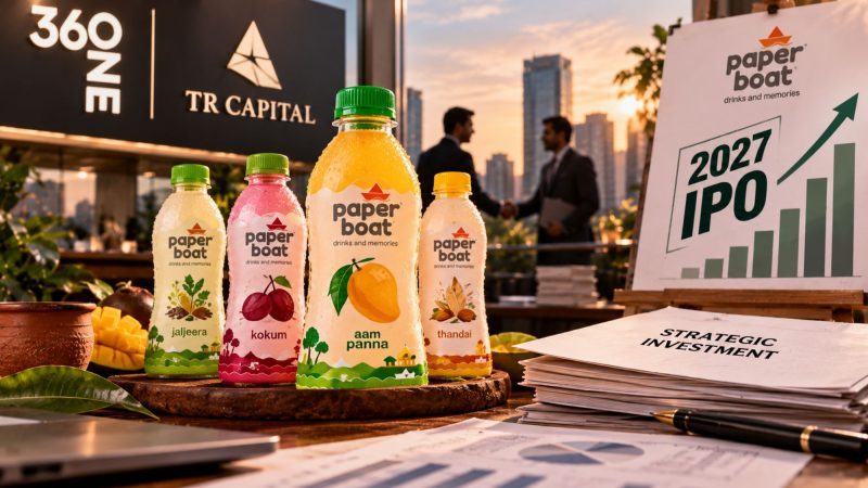 360 ONE, TR Capital Eye Stake in Paper Boat Maker Ahead of Potential 2027 IPO