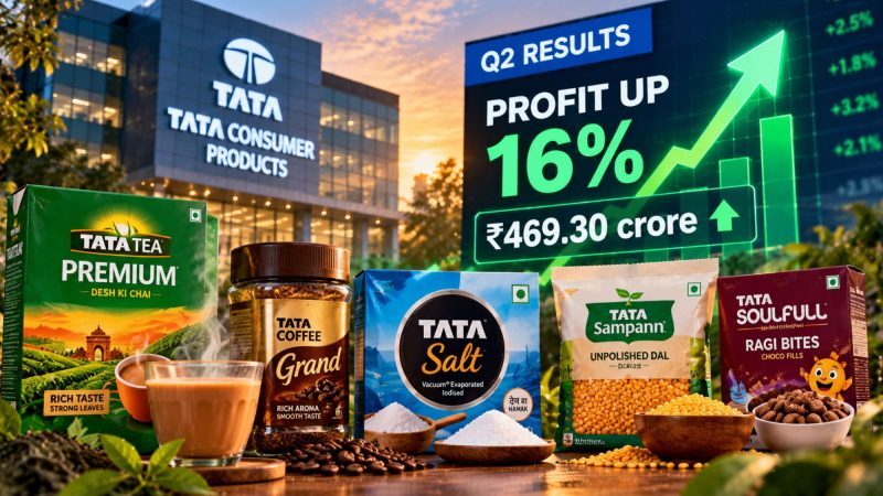 Tata Consumer Products Q2 FY27 Results: Profit Rises 16% to ₹469.30 Crore as Revenue Grows 14%