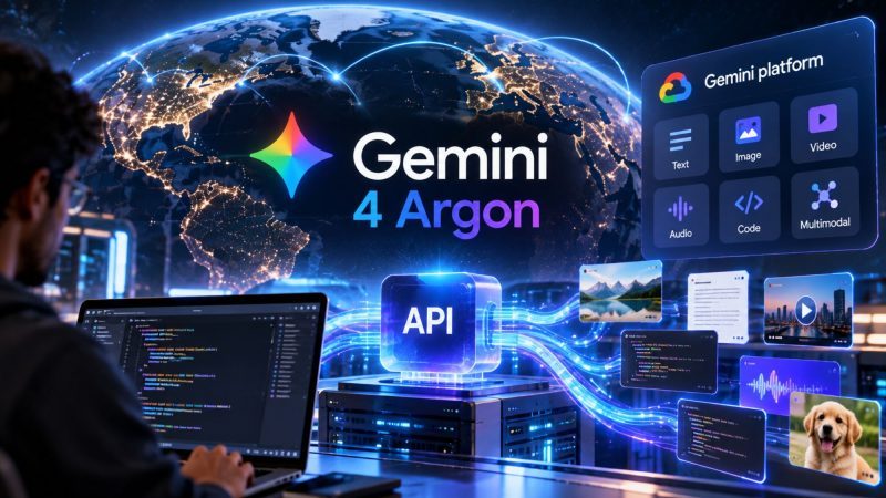 Google Releases Gemini 4 Argon Globally for Paid API and Gemini Users