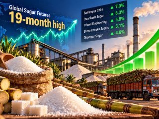 Sugar stocks rally up to 7% as global futures hit 19-month high