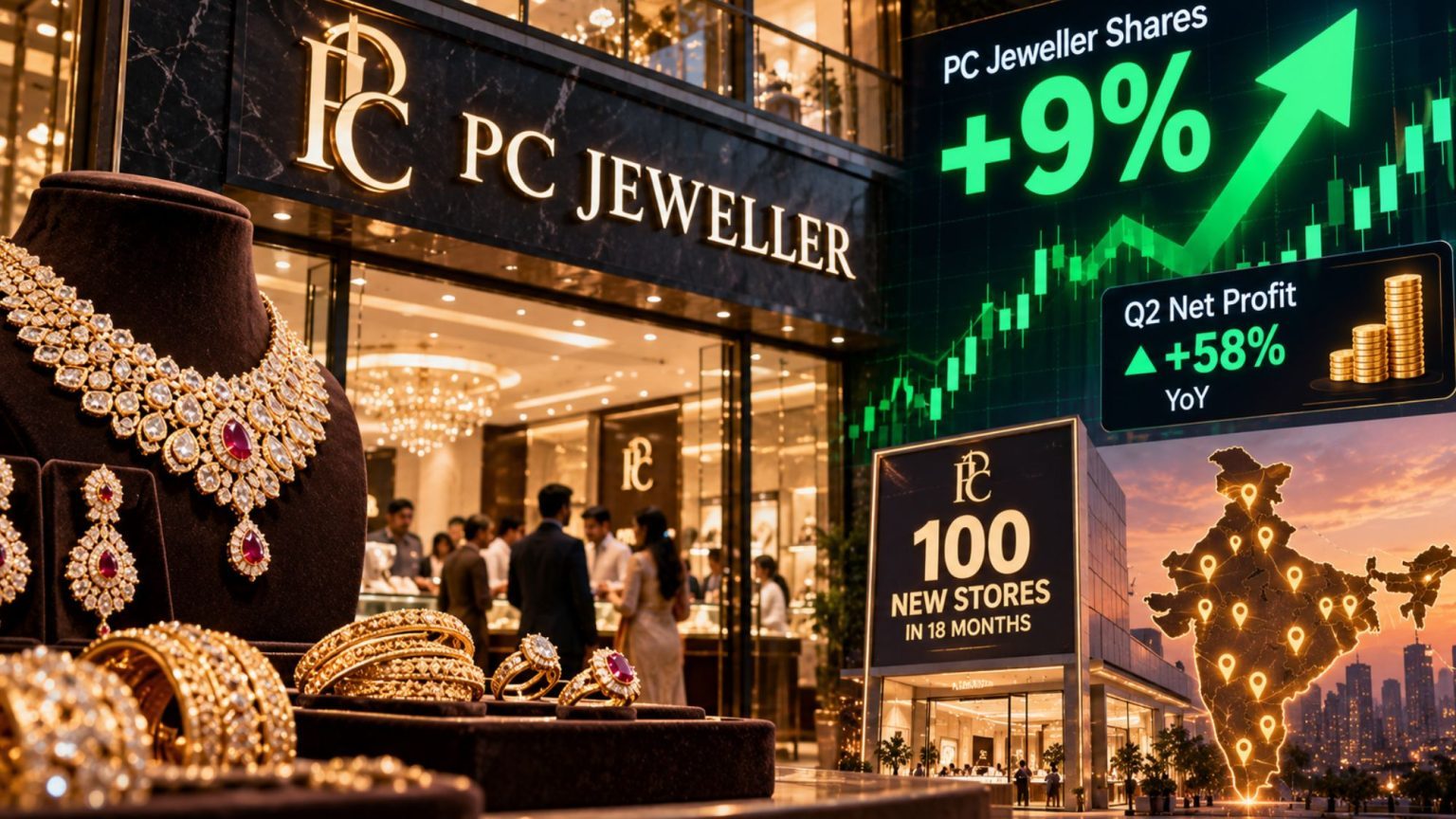 PC Jeweller Shares Jump 9% After Q2 Profit Rises 58%; Company Plans 100 ...