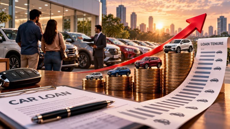 Car Loan Amounts Rise 49% in Seven Years as Repayment Tenures Lengthen