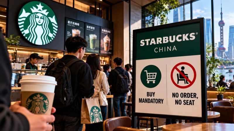 No Order, No Seat: Starbucks China Makes Buying Mandatory for Café Seating