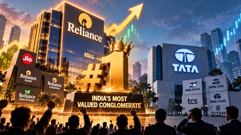 Reliance Beats Tata to Become India’s Most Valued Conglomerate