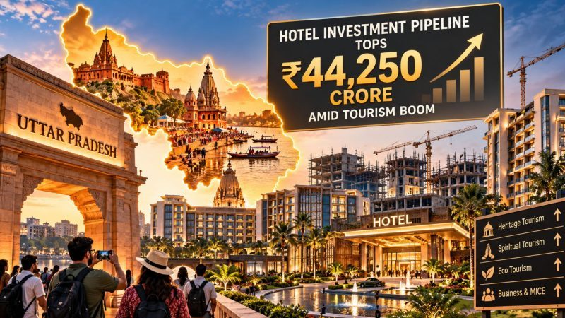 Uttar Pradesh Hotel Investment Pipeline Tops ₹44,250 Crore Amid Record Tourism Surge