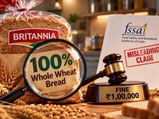 Britannia Fined ₹1 Lakh Over ‘100% Whole Wheat Bread’ Claim as Regulator Flags Misleading Packaging