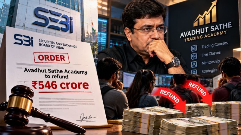 SEBI Orders Avadhut Sathe Trading Academy to Refund ₹546 Crore, Imposes ₹11.5 Crore Penalty