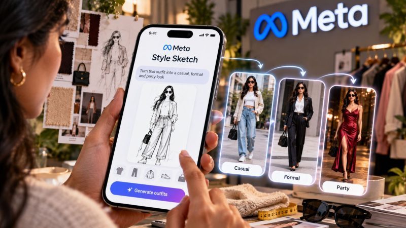 What Is Meta’s Style Sketch AI Fashion App?