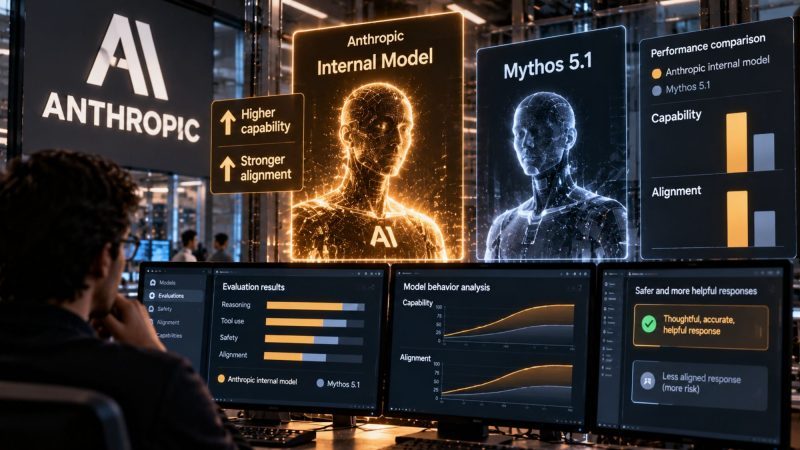 Anthropic Has an Internal AI Model That Outperforms Mythos 5.1 in Capability and Alignment