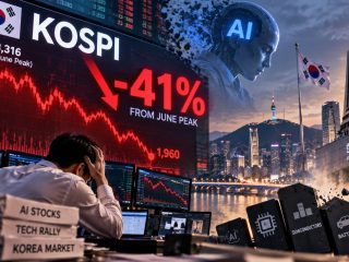 South Korea’s KOSPI Crashes 41% From June Peak as AI Frenzy Fades