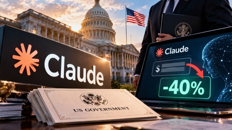 Anthropic Cuts Claude Prices for US Government by 40% in New GSA Deal