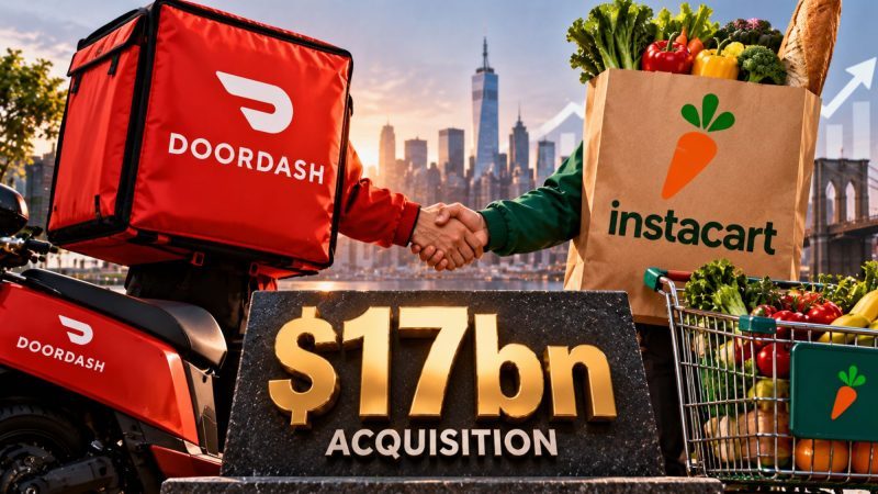 DoorDash to Acquire Instacart for $17 Billion in Major Food Delivery Industry Deal