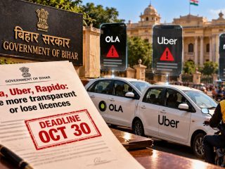 Bihar Gives Ola, Uber and Rapido Until October 30 to Improve Transparency or Risk Licence Cancellation