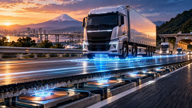 Honda Tests Wireless Highway Charging That Can Power Moving Electric Trucks