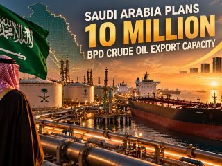 Saudi Arabia Plans 10 Million BPD Crude Oil Export Capacity