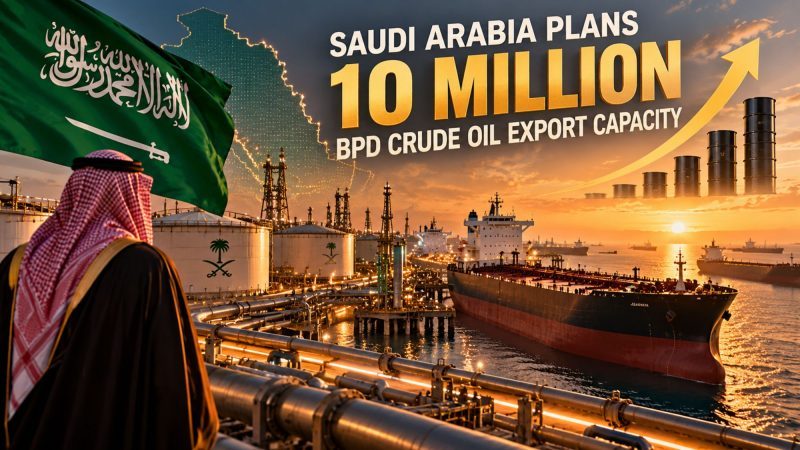 Saudi Arabia Plans 10 Million BPD Crude Oil Export Capacity