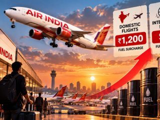 Air India Raises Fuel Surcharge to ₹1,200 on Domestic Flights, Up to $215 Internationally