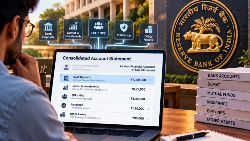 RBI to Bring Bank Deposits Into Consolidated Account Statements by December 2026