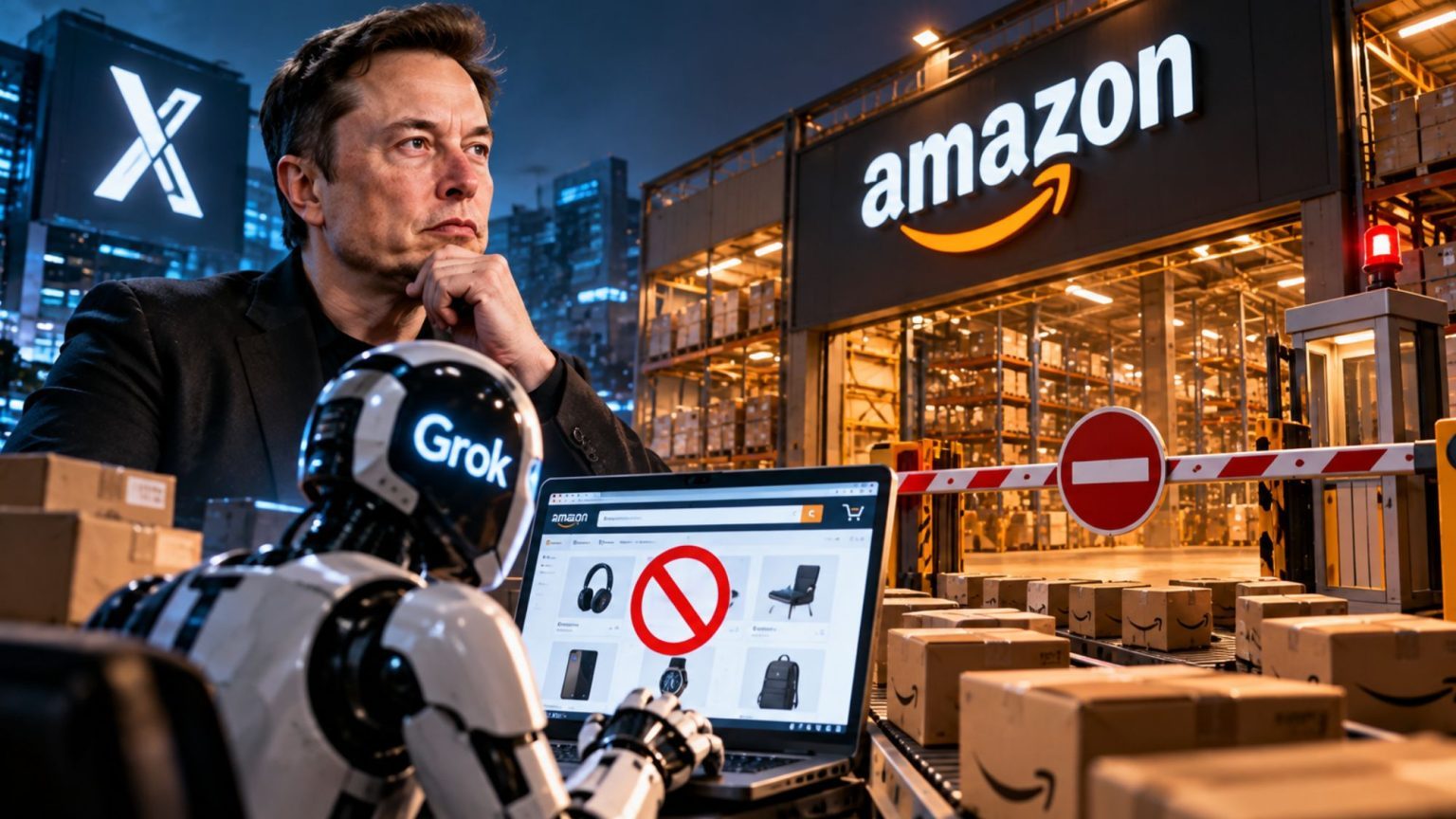 Elon Musk Considers Amazon Competitor After Users Report Grok Bots ...