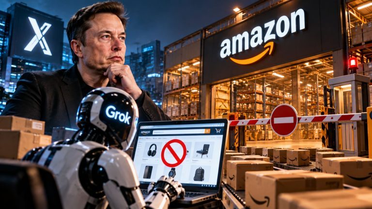 Elon Musk Considers Amazon Competitor After Users Report Grok Bots ...